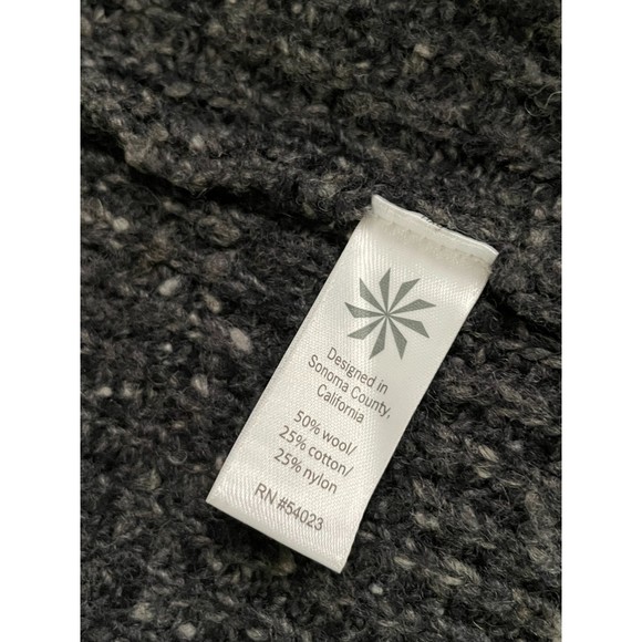 Athleta Wool Blend Open Front Sweater Cardigan Neutral Women Size Small-Medium - Picture 5 of 5